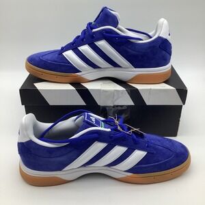 Adidas Spezialist Indoor Soccer Shoes Blue White Gum Mens Size 10.5 JH8776 New